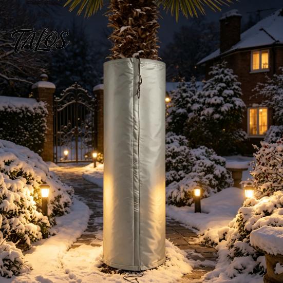 Palmenschutz Protector, Aluminiumfolien-Wickel, Stammschutz mit Kordelzug aus Oxford-Stoff, Winter-Isolierabdeckung für den Außenbereich im Garten