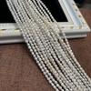 1String, Natural Shell Mother of Pearl Beads, Boho Handcrafted Tail-Shaped Rice Beads, 3-4mm, for Jewelry Making Necklace Bracelet Accessories 36cm