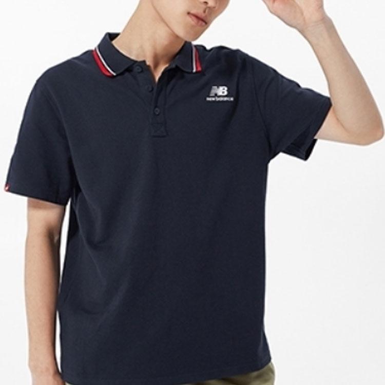 New Balance Polo Shirt Men's Blue AMT01983-ECL