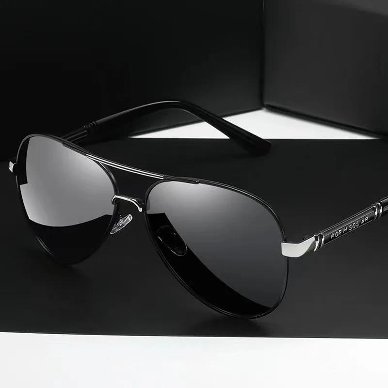 Luxury brands Sunglasses for Men Polarized Sun Glasses Travel Eyewears Classic Pilot Goggle UV 400 Protection
