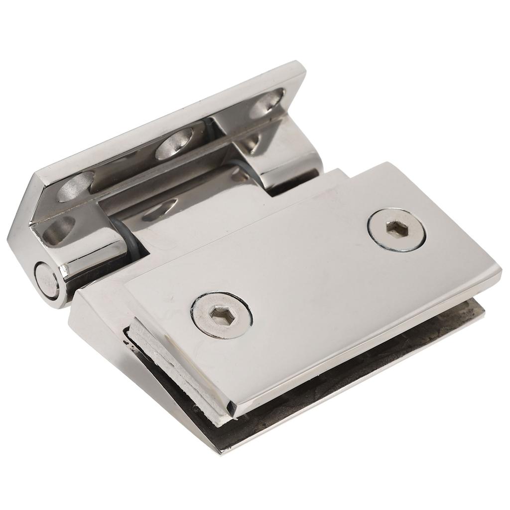 Inclined Single Side Hinge Stainless Steel Bathroom Glass Door Hinge for Home Glass Door Window