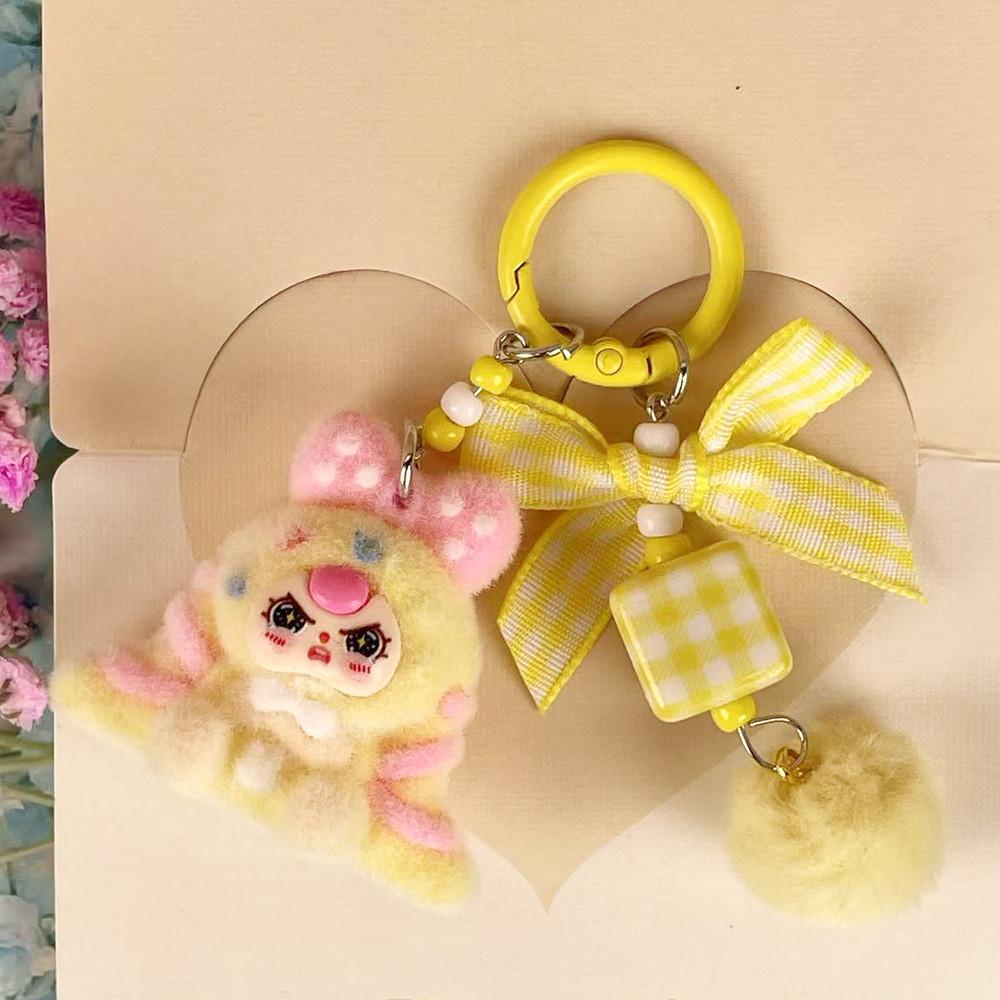 Keychain With Cartoon Plush Pendant For Kids And Gift Giving