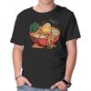 Unisex Crew Neck T-Shirt Noodle Spa Ramen Lover Graphic Short Sleeve Casual Tee