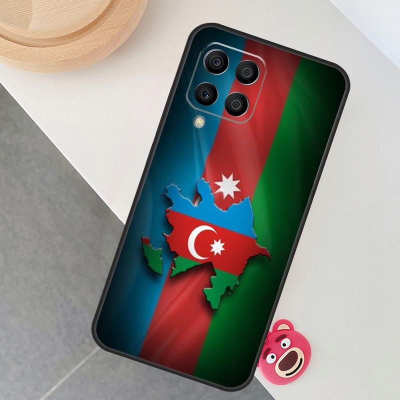 Azerbaijan Flag Case For Samsung Galaxy M55 M15 M12 M13 M14 M54 M23 M16 M11 M21 M31 M20 M34 M52 M32 M36 M56