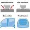 16Pcs Car Silicone Shock Absorber Gasket ,Universal Self-Adhesive Automobile Shock Absorber Silent Gaskets Door Bumper