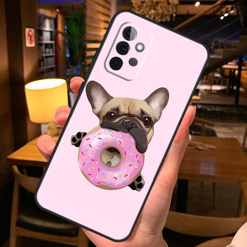French Bulldog Dog Phone Case For Samsung A51 A71 A50 A70 A13 A23 A33 A53 A12 A22 A32 A42 A52 A54 A34 A14 Cover
