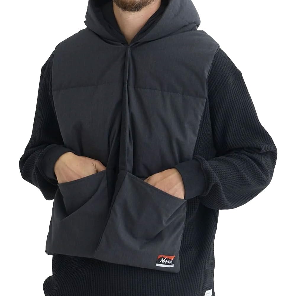 Unisex TEMPRA HINOC DOWN FREE [NANGA] Scarf, Black,