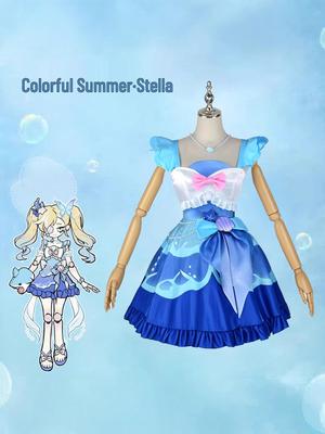 Egg Party COS Stella Sommer Anime Cosplay Kostüm - Komplettes Set