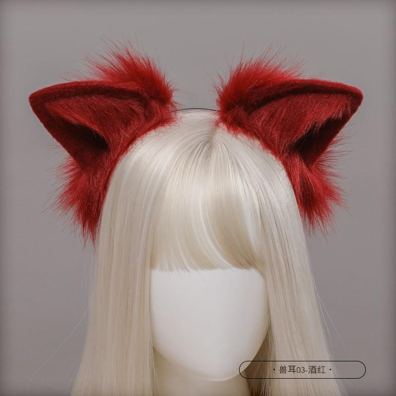 Handmade Plush Fox Tail Cosplay Accessory Anime Conventions Unisex Animal Costume Prop