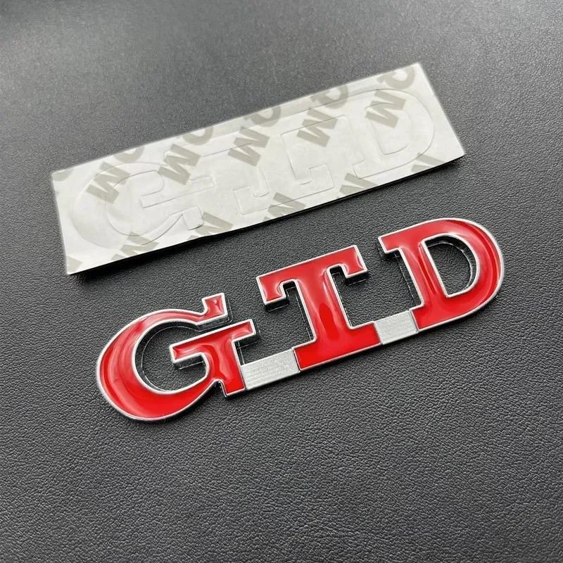 

Golf 3 4 MK3 MK4 2026 Hot For VW VOLKSWAGEN 3D Metal GTD Letters Car Rear Trunk Boot Badge Emblem For Volkswagen VW Golf 7 6 5 4