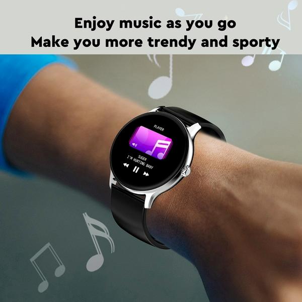 NORTH EDGE NL12 Cvičebné stopky Monitorování krevního tlaku Ovládání hudby Hodinky s dotykovou obrazovkou a měřením srdeční frekvence v reálném čase