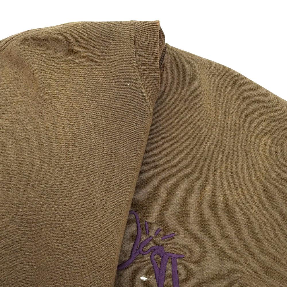 DIOR Cotton Paint Sweat Top Men's Brown L 283J679A0531 22AW tops L BrownUsed