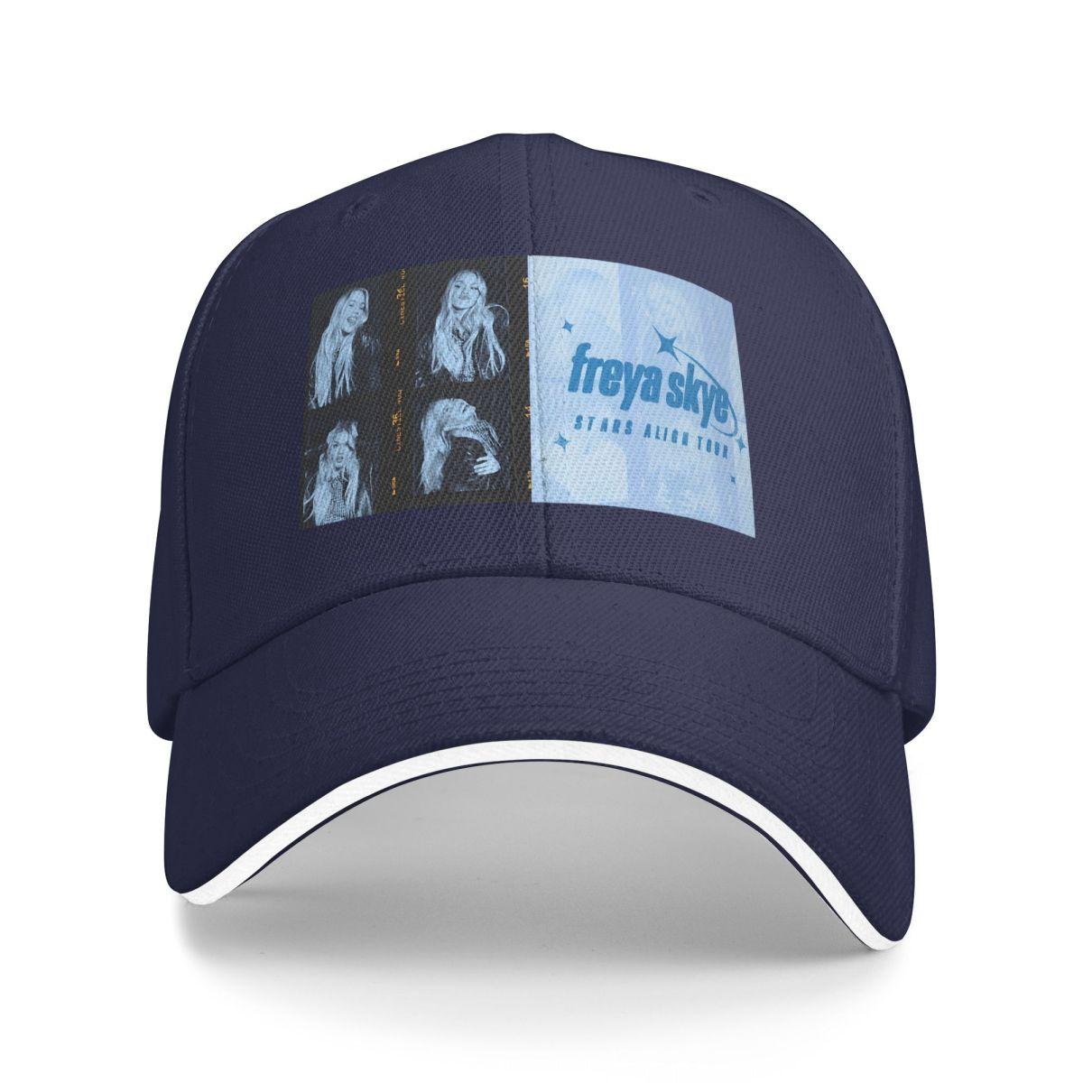STARz CAP Baseballpetten Stille Traktatie Unisex T-shirt Freya Skye Sterren Lijnen Uitlijnen Tour Op Maat Gemaakte Unisex Dames Casual Lente Petten One Size