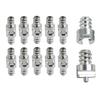 20pcs 16mm Spring Male And Female Join Connector For Electric Pipe Dredge Machine Male And Female Connector Pipeline Adapter