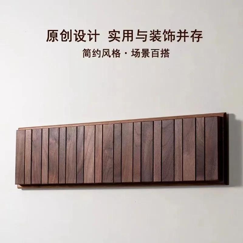 Wall Clothes Hanger Mounted Coat Hook Nordic Solid Wood Hallway Dressing Rooms Furniture Living Room Clothes Hanger Organizer