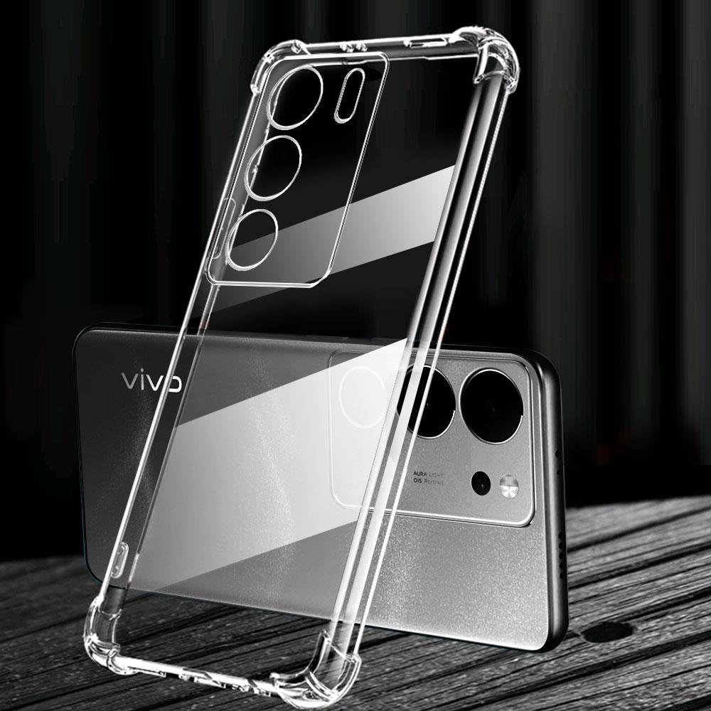 

Phone Case For Vivo V29 Pro 5G Case Clear Soft Silicone Shockproof Airbag Bumper For Vivo V29E 5G V29 5G Back Cover Fundas Vivo V29 5G