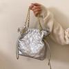 IELGY Fashionable All-Match Messenger Bag Commuter Shoulder Bucket Bag