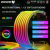 COOLMOON AOSOR ARGB  LED Light Strip for 24PIN Motherboard Power Extension Cable Aura Sync Flexible LED Strip Light DIY Kit