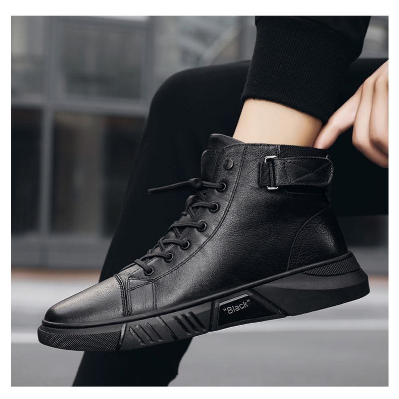 

Мужские туфли для доски, Мужская обувь, Всесезонные, Мартинские ботинки на мягкой подошве, Мужские дышащие, Повседневные, Спортивные, Противоскользящие, Износостойкие 44 чёрный