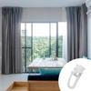 20Pcs Plastic Curtain Track Slider Replacement Sliding Curtain Hooks For Quiet Smooth Movement And Simple Installation