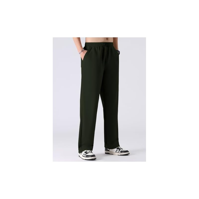GRECIILOOKS Regular Fit Track Pant for Men (Gl-Tp-1017-L-Black), Large 38