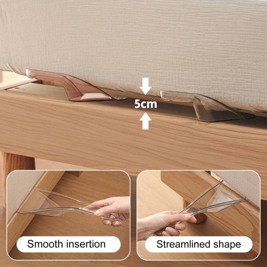 Mattress Lifter Bed Cleaning Brush Multi-functional Ergonomic Handle Mattress Riser Wedge Bed Sheet Tucker Tool Sheet Changing Bed Dusting Tool