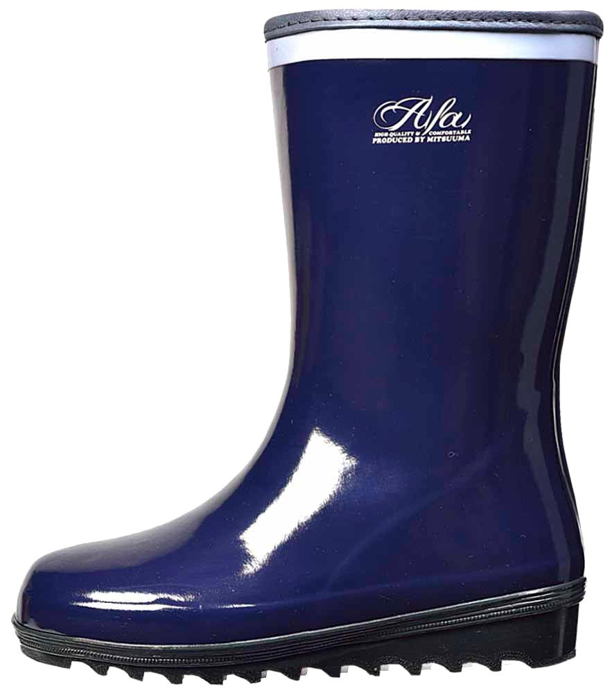 Mitsuuma Efa Rain for Farm Navy Size cm Boots, Sweat-Absorbent, Antibacterial, Fatigue-Reducing, Work, Efa-3001, Women's, Blue, 23.0