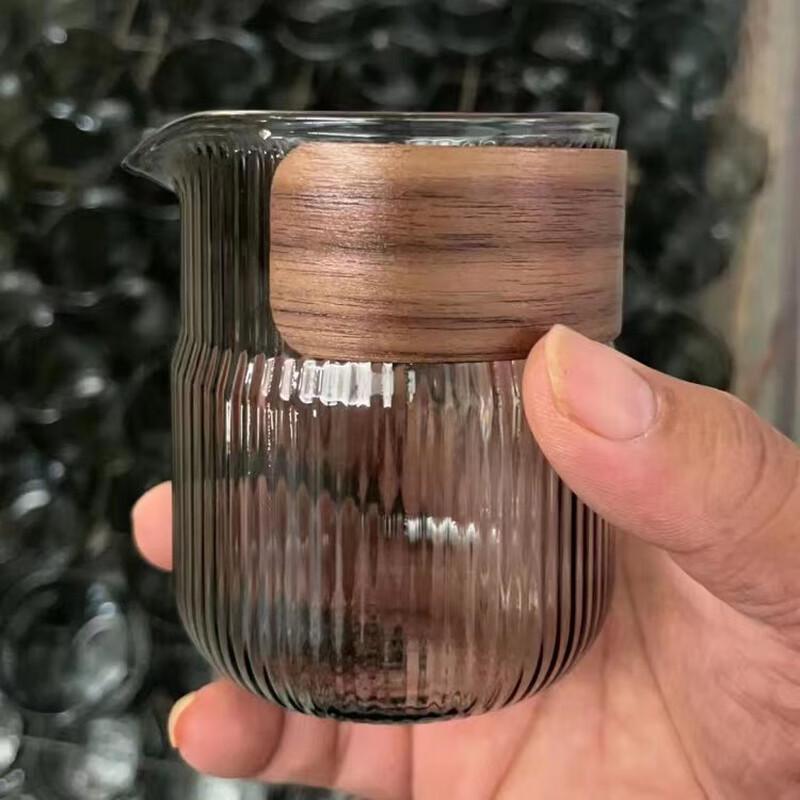 Qitai Transparent Glass Kung Fu Tea Cup