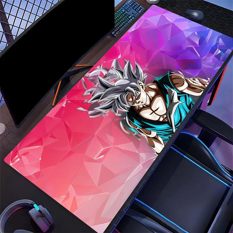 Dragon Ball Characters Print  Cushion Non-slip Laptop Tablet Big Mousepad XXL Mat Mini PC Playmat With Lock edge