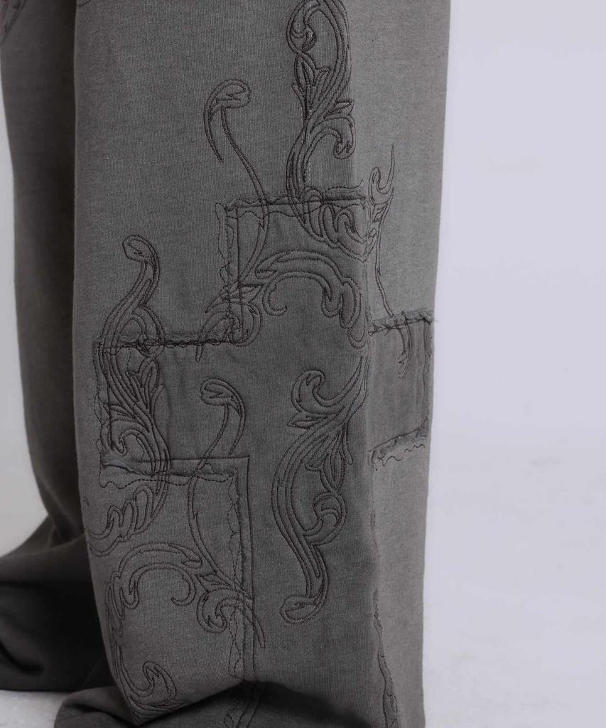 Jeidideuleondeon (U) Faithless Applique Monster Jogger Charcoal