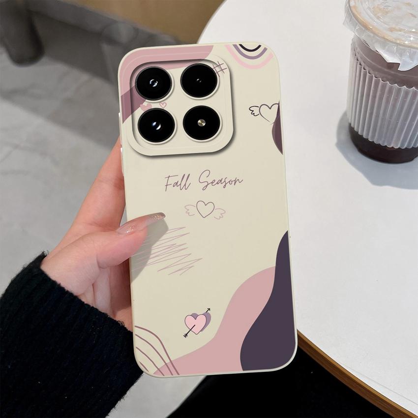 Multicolored Love Heart Patterns Phone Case For Xiaomi 17 15 15T 14T Pro Poco M7 M8 F7 F8 C71 C75 Shockproof Silicone Back Cover Shell For Xiaomi Capa