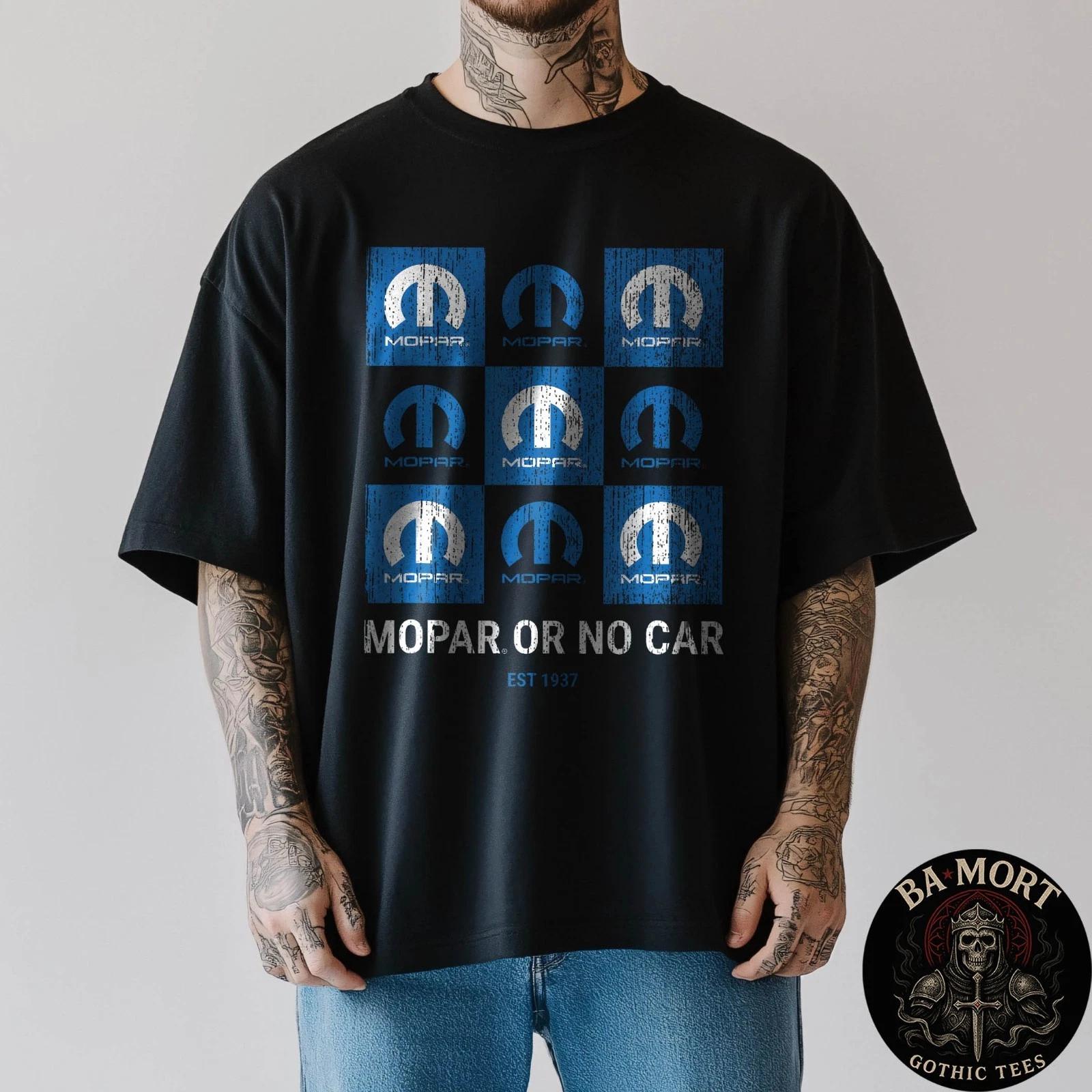 Mopar Or No Car Checkered T-Shirt XXXL