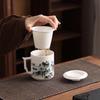 Chinese Landscape Ceramic Tea Set