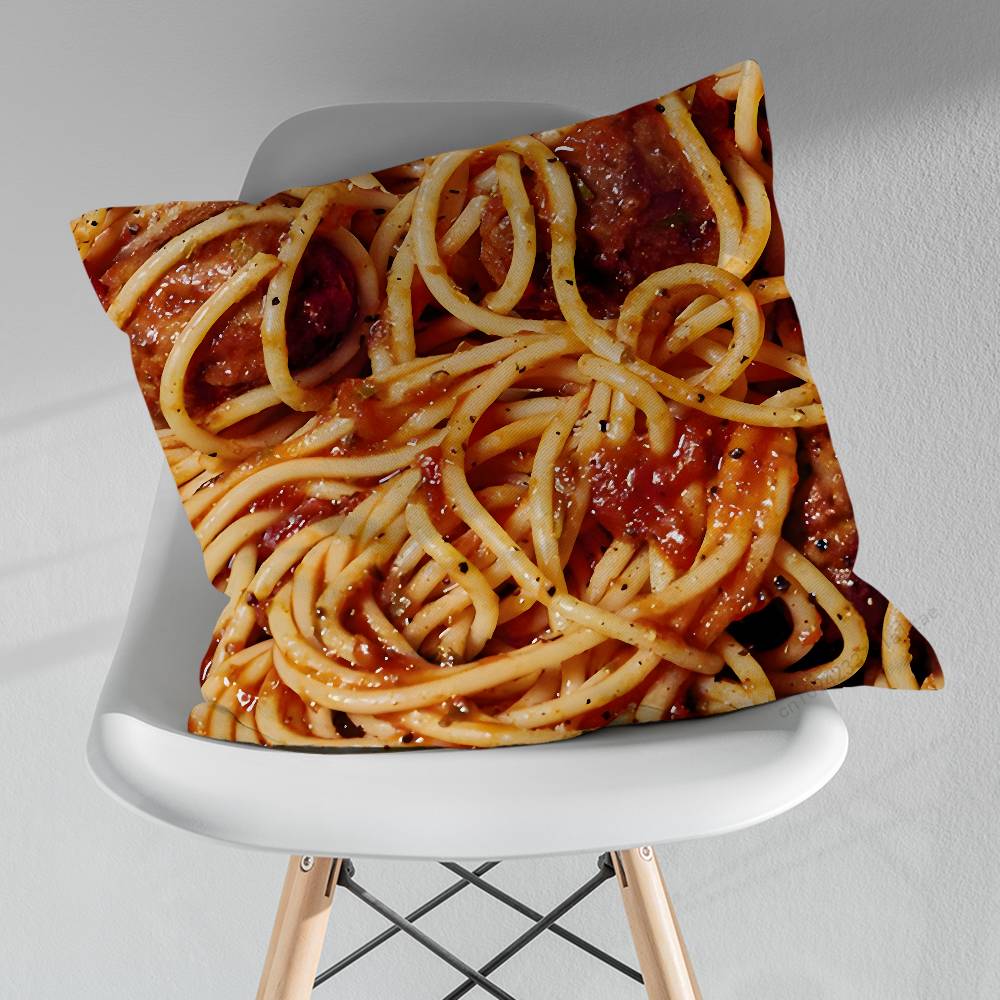 Food Art Fries Hamburger pillow over living room sofa cushion cover home decoration bedroom room bed pillow cover