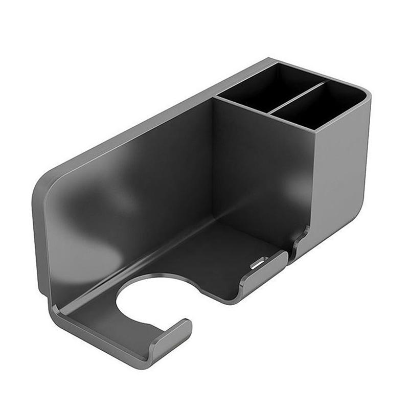 Punch-Free Bathroom Wall Mounted Hair Dryer Holder Storage Rack Organizer Shelf