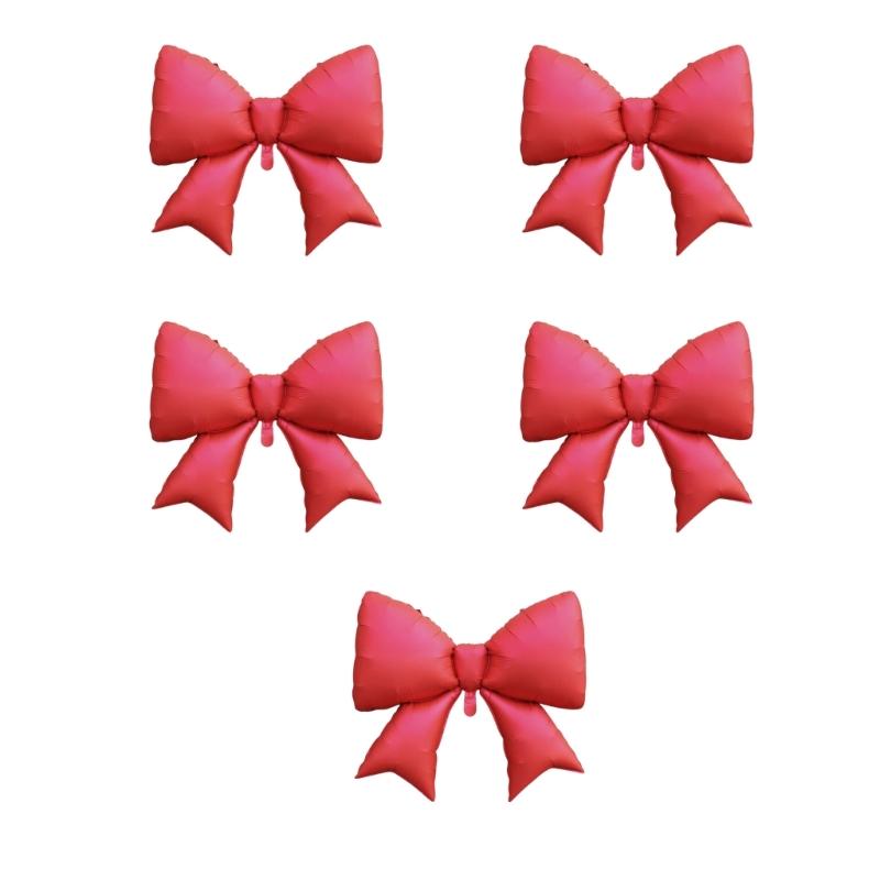 98x75cm Large Bowknot Shape Aluminum Balloon Birthday Party Balloon for Girls Birthday Party Decoration Photography Tool