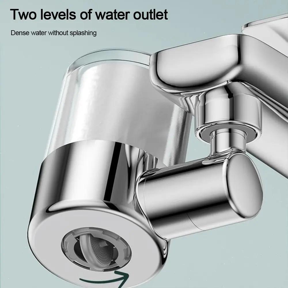 Anti-splash Kitchen Faucet Nozzle 2-Mode Adjustable 720°Rotation Sprayer Nozzle Water Saving Tap Spray Water Outlet Taps