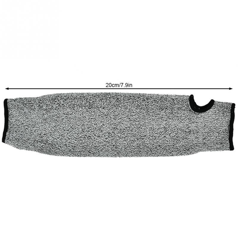 1 Paar Sicherheits-Armschutz-HPPE-Schnittschutz- und Abriebschutz-Langarm-Arbeitshandschuhe