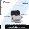 Compact Ball Valve with Double Male/Female Thread, Sizes 1/4", 3/8", 1/2", Pneumatic Polished Electroplated Switch Valve Accessory.
