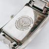 Used New battery/operating EMPORIO ARMANI watch quartz vintage Emporio Armani square quartz analog