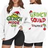 Women's Casual Fashion Long Sleeve Christmas Printed Round Neck Sweatshirt Top