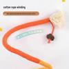 Cat Mint Rope Teaser Stick - Bite-Resistant Self-Play Toy for Boredom and Teething Relief