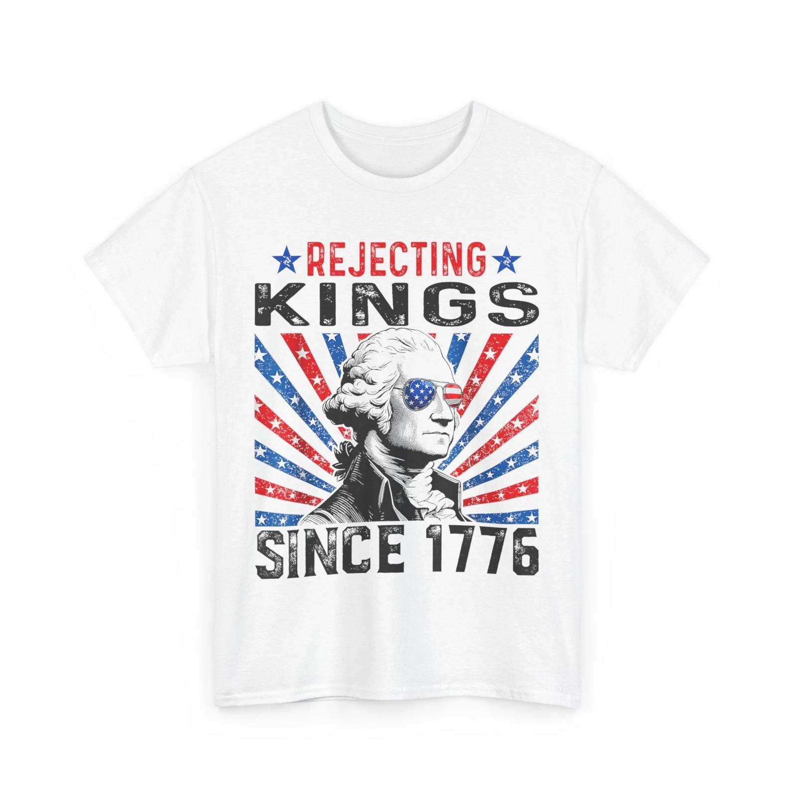 Rejecting Kings Since 1776 Vintage Shirt M