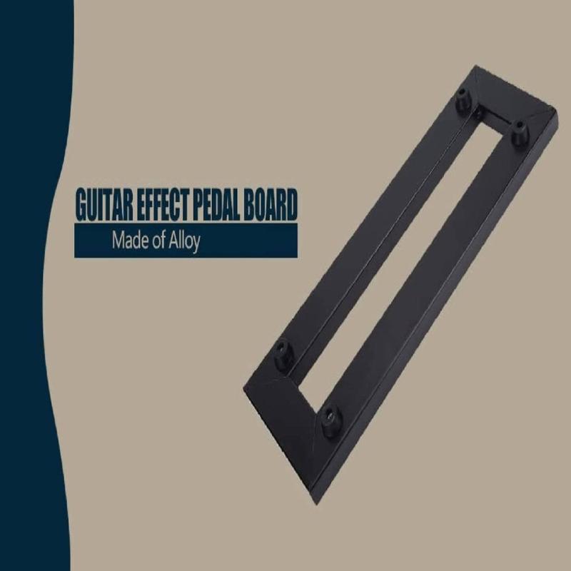Professional Aluminum Alloy Effect Pedal Organizer Board Light Weight Guitar Pedal Mounting Board For Guitar Effects
