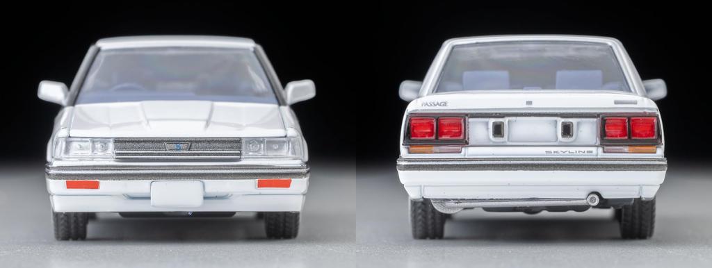 TOMYTEC Tomica Limited Vintage Neo LV-N351a Nissan Skyline 4-Door HT 1800 Passage (White) 1985 Model, Completed, 336068