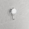 3 PCS Silver Suction Cup Hook Durable Robe Hook Convenient Towel Rack  Bathroom Kitchen Bedroom
