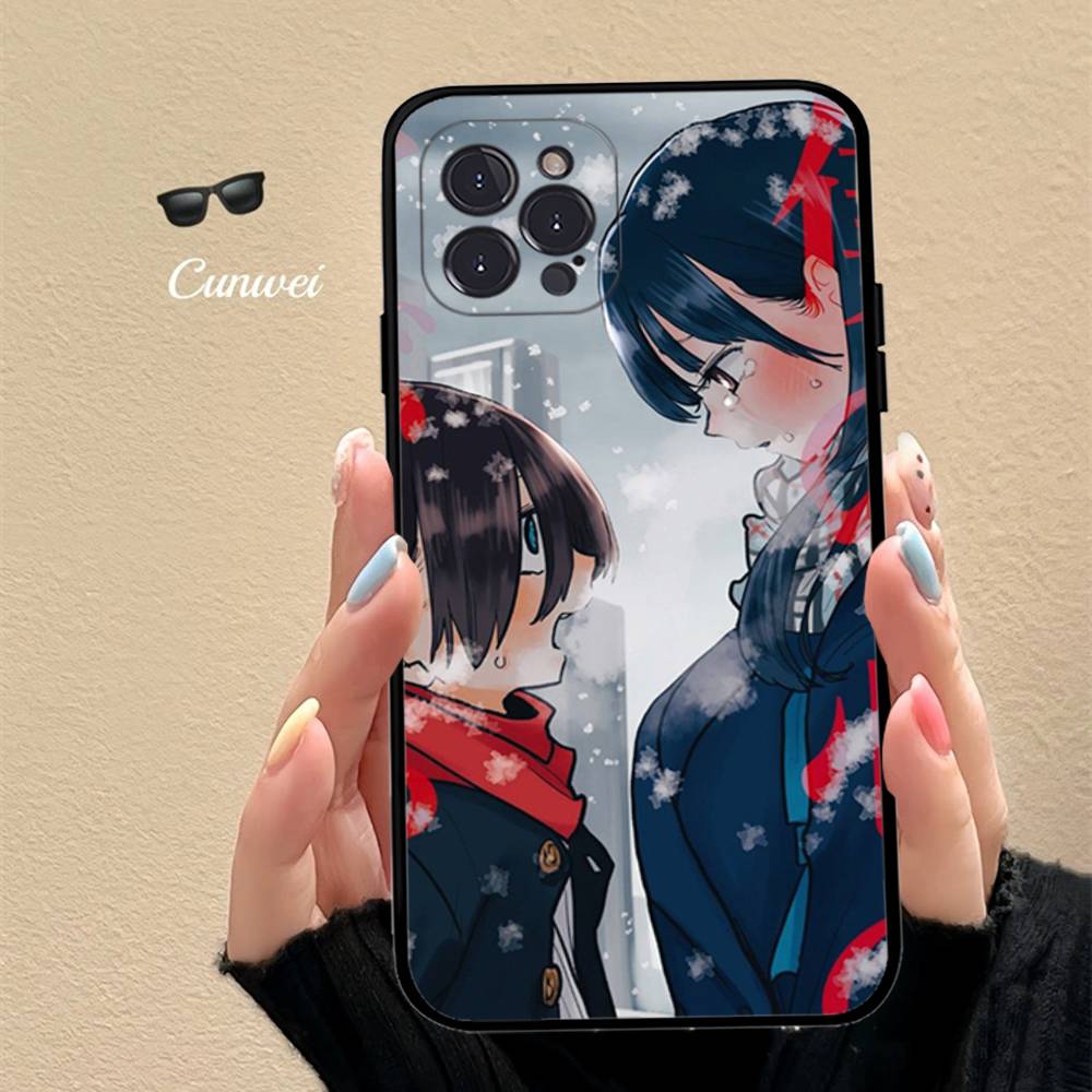 Popular Anime The Dangers In My Heart Phone Case For IPhone 17 16 15 14 13 12 11 Pro Max Plus Mini Silicone Black Cover