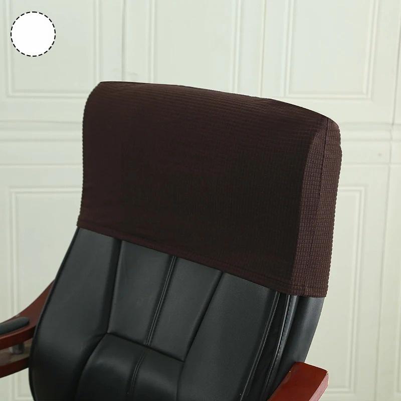 Thick Elastic Gaming Chair Headrest Cover Dustproof Pillow Protector Slipcover For Office Chair Back