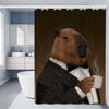 Capybara Bathroom Shower Curtain Cloth Curtains Bath Cover Waterproof Fabric Full 200x180 Curtins Funny Products Household Home