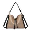 Borsa a Mano Trendy da Donna Inverno 2025 Borsa a Tracolla Casual per Mamme Borsa da Shopping Multifunzione con Chiusura a Zip